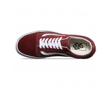 Chaussures Vans Old Skool Homme/Femme Madder Brown/True White NO. 8G1OVK