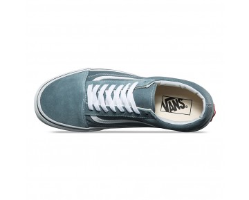 Chaussures Vans Old Skool Homme/Femme Goblin Blue/True White NO. 8G12LJ