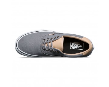 Chaussures Vans Tan Era 59 Homme/Femme (Veggie Tan) Frost Gray/True White NO. 8FSMN6