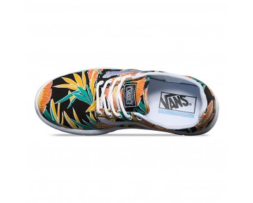 Chaussures Vans Tropical Leaves Iso 1.5 Homme/Femme (Tropical Leaves) Black/True White NO. Z5SN71