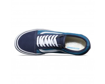 Chaussures Vans Old Skool Pro Homme Navy/White NO. ZD40NS