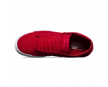 Chaussures Vans Mono Sk8-Hi Homme/Femme (Mono Canvas) Chili Pepper/True White NO. 8GEMX2
