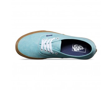 Chaussures Vans Washed Authentic Homme/Femme (Washed Canvas) Blue Radiance/Gum NO. 8EMMQR