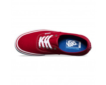 Chaussures Vans Authentic Pro Homme Scarlet/White NO. 479FRV