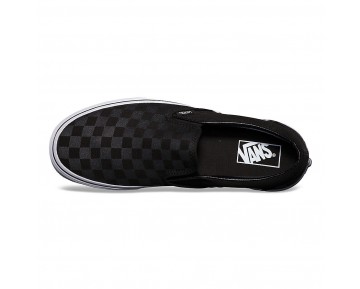 Chaussures Vans Checkerboard Classic Slip-On Homme (Checkerboard)Black/Black NO. EYE276