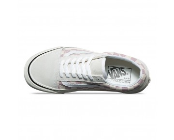 Chaussures Vans Old Skool 36 Dx Homme/Femme Mauve/Check NO. 8G2OAO