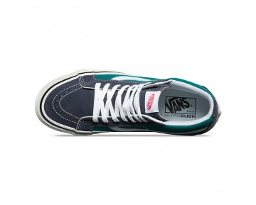 Chaussures Vans Sk8-Hi 38 Dx Homme/Femme Navy/Mallard-Green NO. 8GFOAP