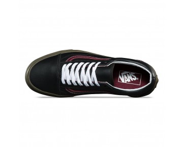 Chaussures Vans Old Skool Homme/Femme Black/Port/Gum NO. 8G1OKR