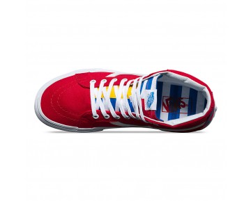 Chaussures Vans 1966 Sk8-Hi Reissue Homme/Femme (1966) Red/Blue/True White NO. XSBMXE