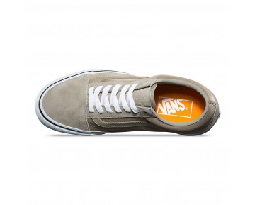Chaussures Vans Old Skool Femme Silver Sage/True White NO. 8G1OC8