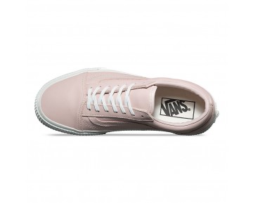 Chaussures Vans Old Skool Femme Sepia Rose/White NO. 8G1ODZ