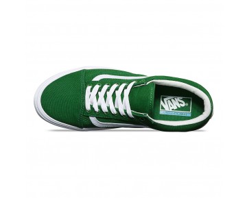 Chaussures Vans Old Skool Lite Femme (Canvas) Juniper/True White NO. Z5WN5O