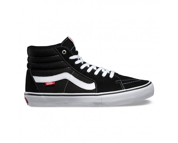 Chaussures Vans Sk8-Hi Pro Homme Black/White NO. VHGY28