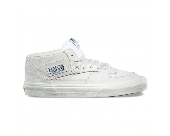 Chaussures Vans Half Cab Homme/Femme White/Snake NO. 48EOIG