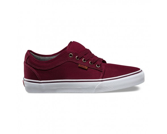 Chaussures Vans Chukka Low Homme (10 Oz. Canvas) Port/White NO. 8CGN2F