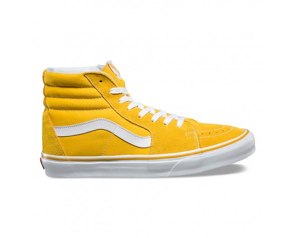Chaussures Vans Daim Sk8-Hi Homme/Femme (Suede/Canvas) Spectra Yellow/True White NO. 8GEMWH