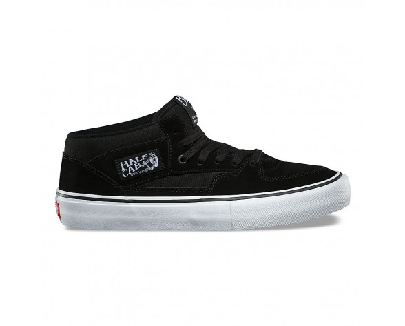 Chaussures Vans Half Cab Pro Homme Black/White NO. 8CPB8C