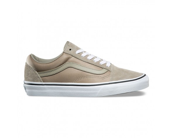 Chaussures Vans Old Skool Femme Silver Sage/True White NO. 8G1OC8
