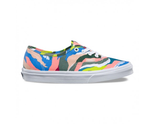 Chaussures Vans Abstract Horizon Authentic Femme (Abstract Horizon) Multi/Gray Ridge/True White NO. 8EMMOJ