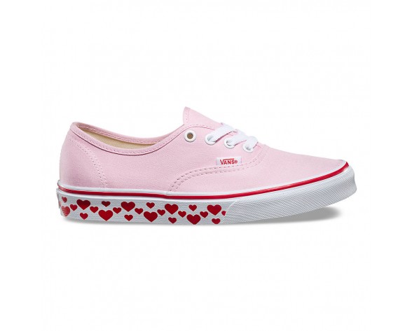 Chaussures Vans Hearts Tape Authentic Femme (Hearts Tape) Pink Lady/Red NO. 8EMMLQ
