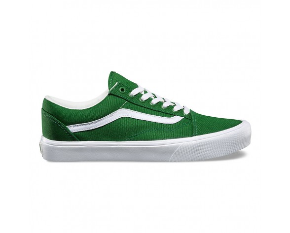 Chaussures Vans Old Skool Lite Femme (Canvas) Juniper/True White NO. Z5WN5O