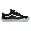 Chaussures Vans En Daim Old Skool V Homme/Femme Black/True White NO. D29OIU