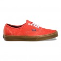 Chaussures Vans Washed Authentic Homme/Femme (Washed Canvas) Cherry Tomato/Gum NO. 8EMMQS