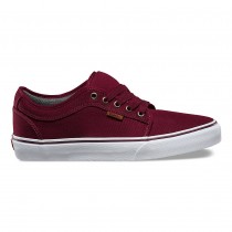 Chaussures Vans Chukka Low Homme (10 Oz. Canvas) Port/White NO. 8CGN2F