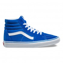 Chaussures Vans Daim Sk8-Hi Homme/Femme (Suede/Canvas) Imperial Blue/True White NO. 8GEMWG