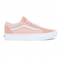 Chaussures Vans Suède Old Skool Homme/Femme (Suede Canvas) Tropical Peach/True White NO. 8G1NRU