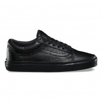 Chaussures Vans Square Perf Old Skool Femme (Square Perf) Black/Black NO. 8G3MWQ