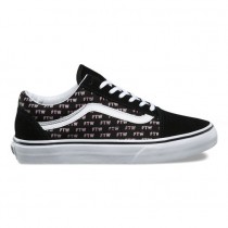 Chaussures Vans Omg/Wtf Old Skool Femme (Sayings) Black NO. 8G1MQD