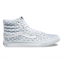 Chaussures Vans Omg/Wtf Sk8-Hi Slim Femme (Sayings) True White NO. 2R2MUR